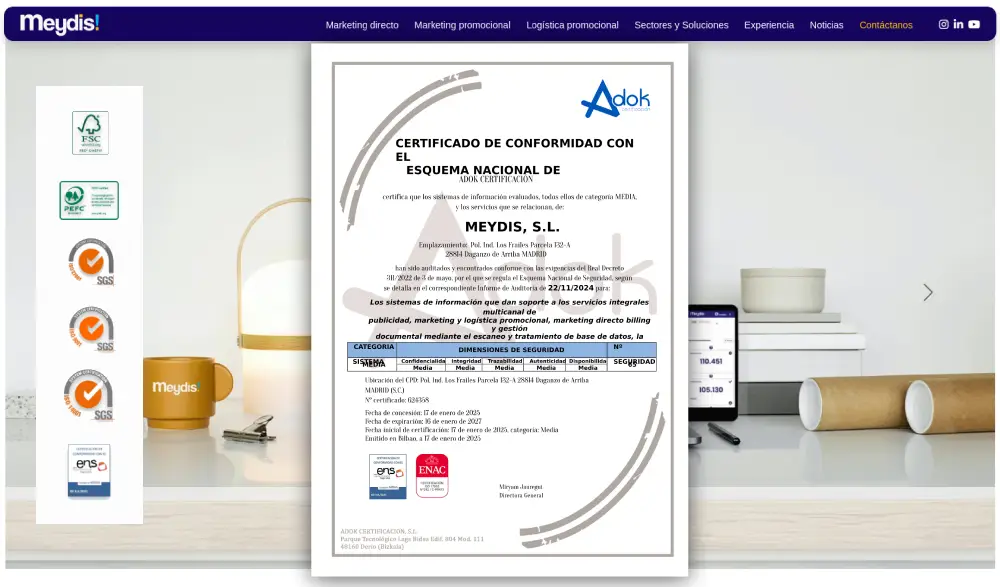 El Esquema Nacional de Seguridad (ENS) es un Compromiso con la Seguridad de la Información