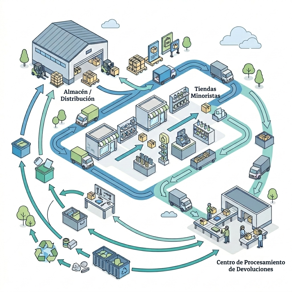 Logística inversa gestionada por Meydis