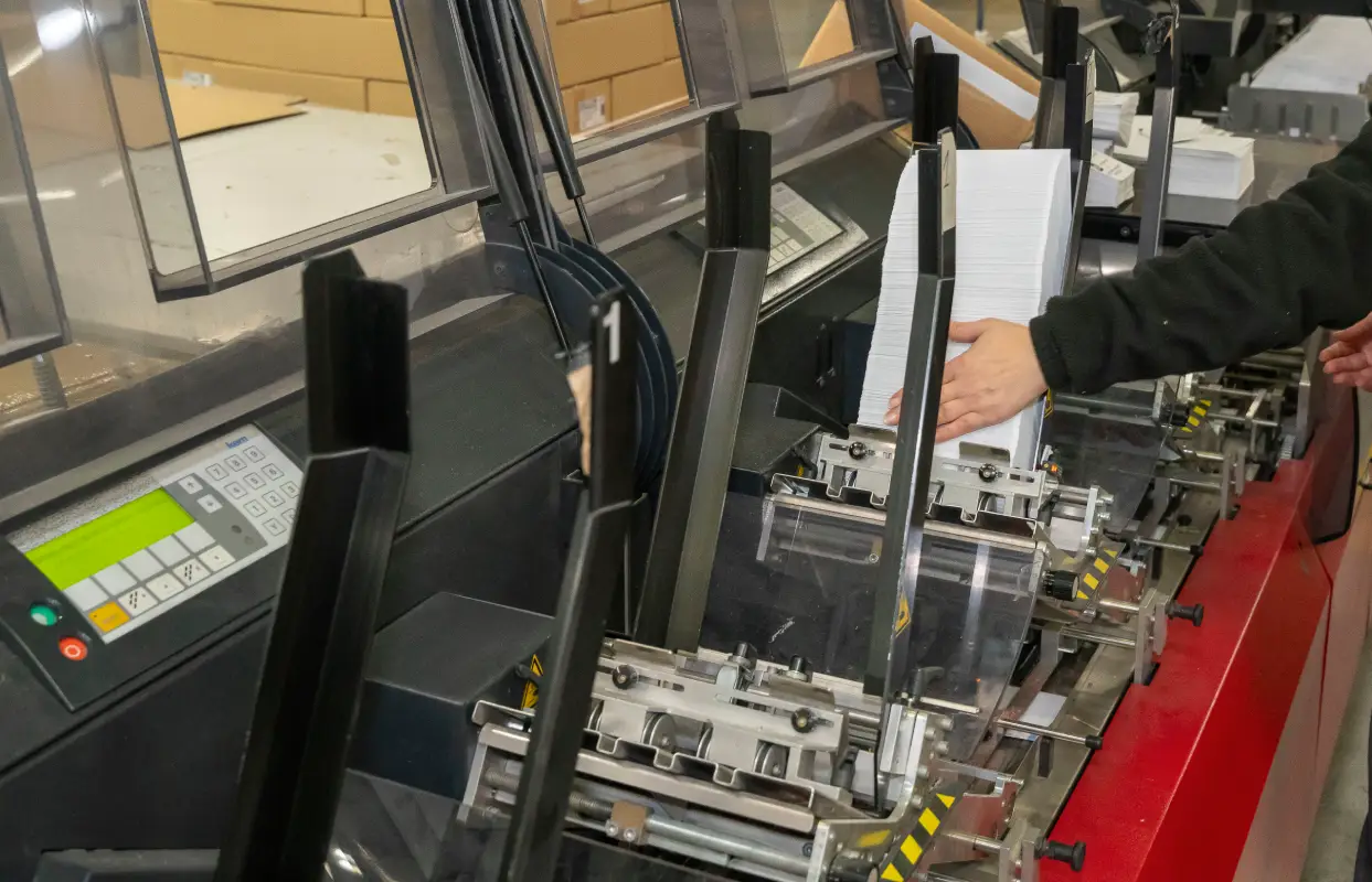 Embolsado y ensobrado para mailing de empresas