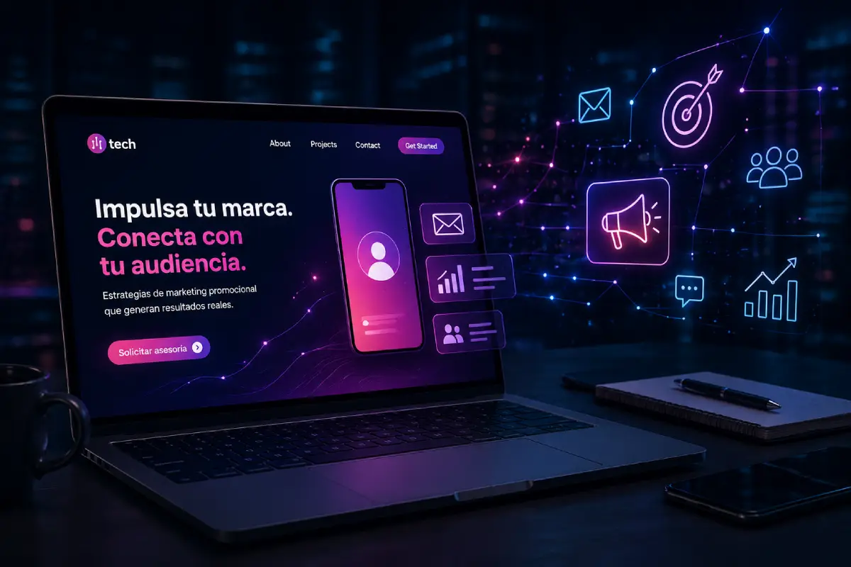 Landing pages promocionales para campañas de marketing
